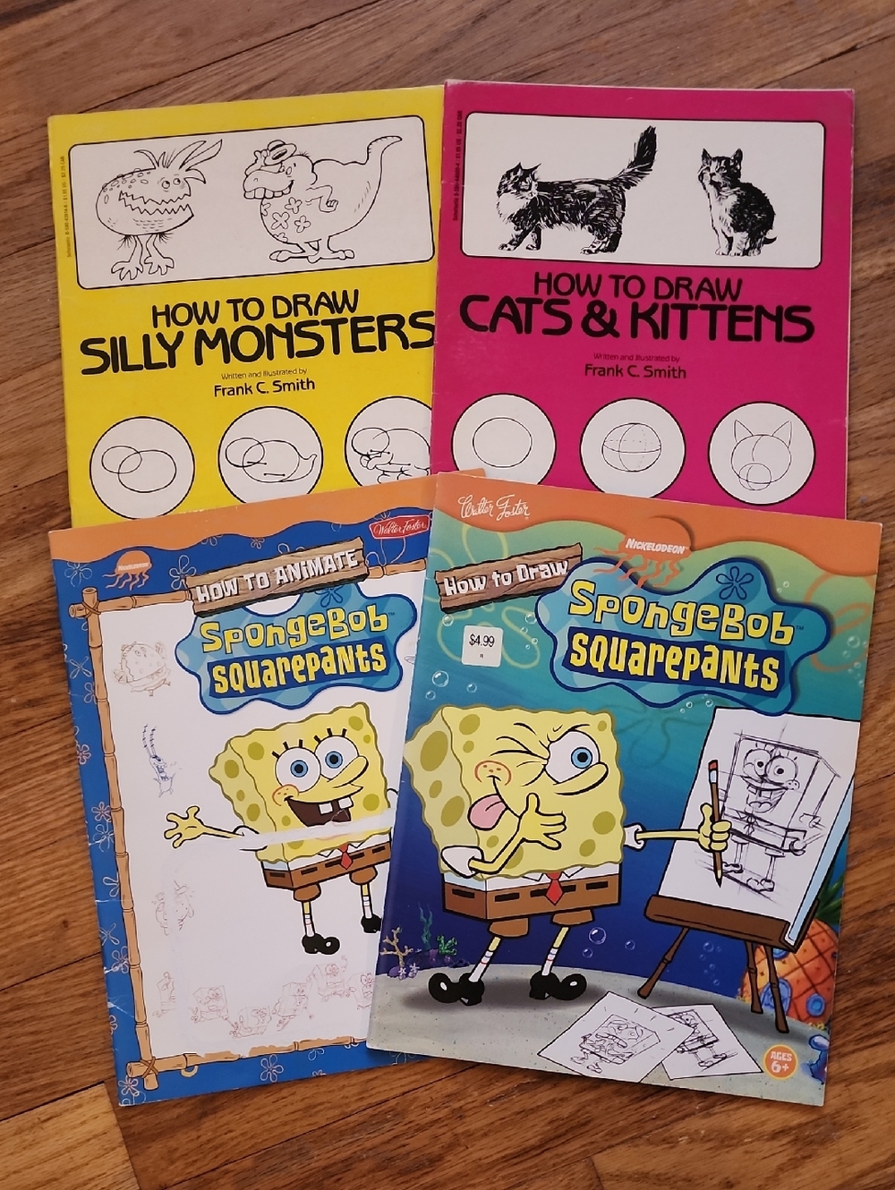 How to Draw SpongeBob SquarePants & Cartoon Drawing Books Set